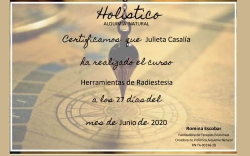 Certificado de formación 2